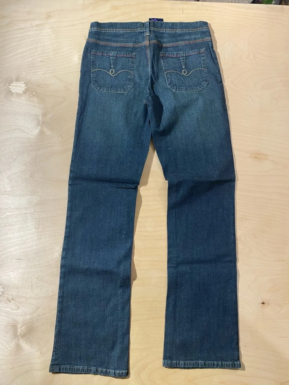 Y2K Lady Enyce Women’s Dark Blue Straight-Leg Jeans 28 (RB)